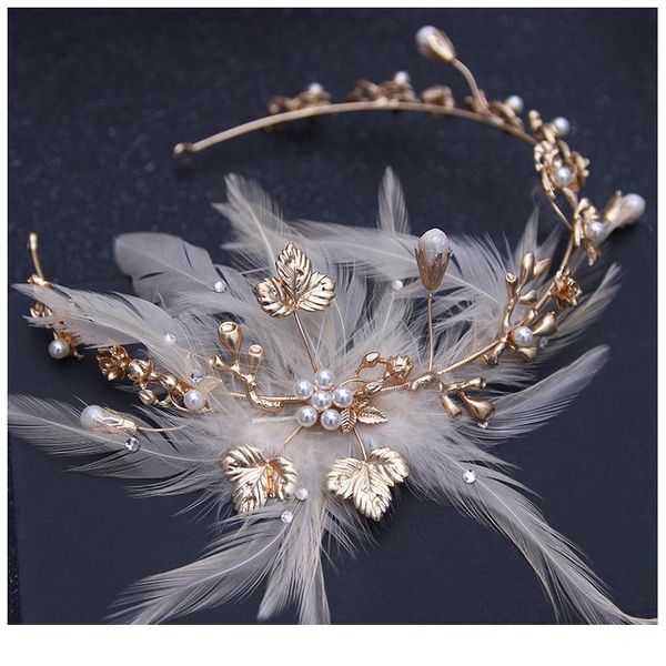 baroque vintage gold crystal tiaras crowns feather pearl flower headb rhinestone headpiece women bride wedding hair acc qylpat
baroque vintage gold crystal tiaras crowns feather pearl flower headb rhinestone headpiece women bride wedding hair acc qylpat