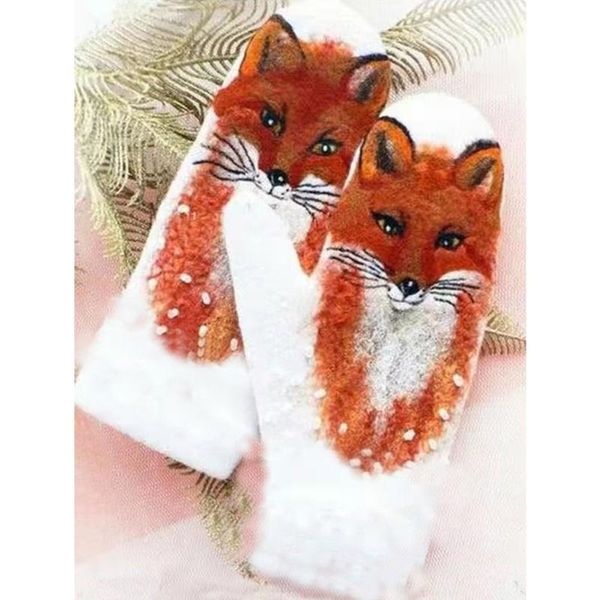 women winter faux cashmere full finger gloves sweet colorful animal 3d print thicken warm windproof thermal mittens, Blue;gray
women winter faux cashmere full finger gloves sweet colorful animal 3d print thicken warm windproof thermal mittens, Blue;gray