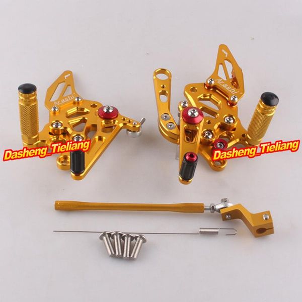 pedals motorcycle adjustable rear set footrests foot pegs assembly for aprilia rsv4 2009-2011 spare parts
pedals motorcycle adjustable rear set footrests foot pegs assembly for aprilia rsv4 2009-2011 spare parts