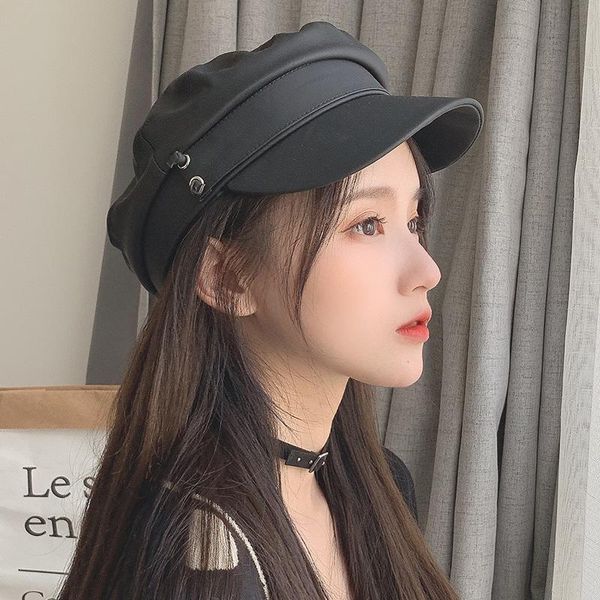 boinas para mujer hat women autumn and winter korean style wild casual pu leather berets caps for women cappello donna kapelusz, Blue;gray
boinas para mujer hat women autumn and winter korean style wild casual pu leather berets caps for women cappello donna kapelusz, Blue;gray