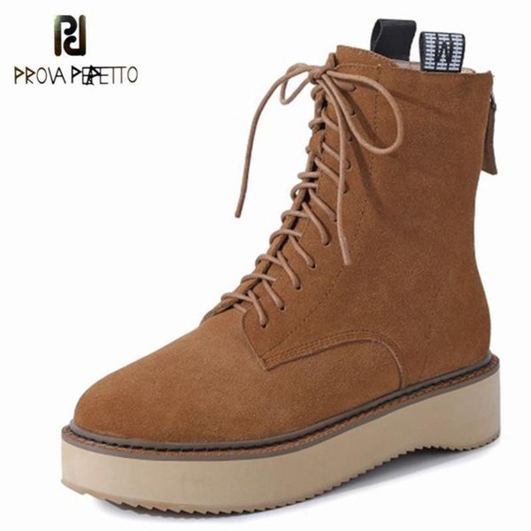 prova perfetto новизна suede платформа сапоги сжатый шитье круглый toe плоский zapatos mujer перекрестная привязал keep warm soft short boot, Black
prova perfetto новизна suede платформа сапоги сжатый шитье круглый toe плоский zapatos mujer перекрестная привязал keep warm soft short boot, Black