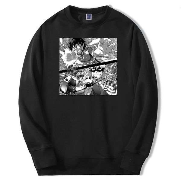 мой герой академии мужчины deku vs bakuugou толстовки с капюшоном флис harajuku streetwear crewneck весна осень япония аниме толстовка, Black
мой герой академии мужчины deku vs bakuugou толстовки с капюшоном флис harajuku streetwear crewneck весна осень япония аниме толстовка, Black