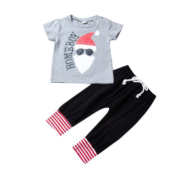 boy girls christmas suit kids homeboy santa claus printing trousers fashion two piece set 24xa j2, White
boy girls christmas suit kids homeboy santa claus printing trousers fashion two piece set 24xa j2, White