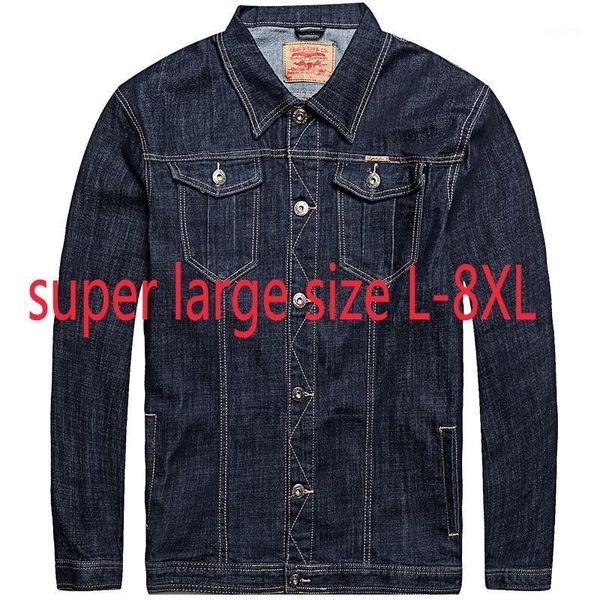 new arrival fashion super large men denim jacket spring loose casual turn-down collar single breasted plus size -5xl 6xl7xl 8xl1, Black;brown
new arrival fashion super large men denim jacket spring loose casual turn-down collar single breasted plus size -5xl 6xl7xl 8xl1, Black;brown