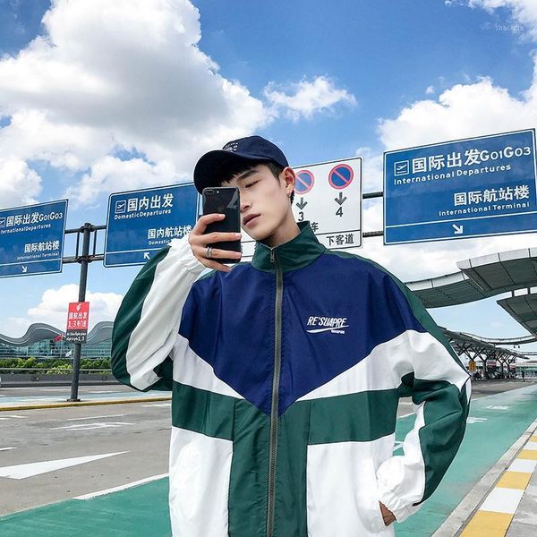 vintage patchwork men jacket zipper casual varsity anorak mens baseball jacket pilot college hip hop mens jackets and coats 5j571, Black;brown
vintage patchwork men jacket zipper casual varsity anorak mens baseball jacket pilot college hip hop mens jackets and coats 5j571, Black;brown
