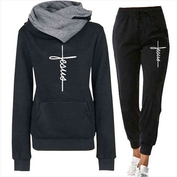 two pieces women set pullover hooded hoodies and full length pant sets female tracksuit jogger casual outfits hoodie pants suits, White
two pieces women set pullover hooded hoodies and full length pant sets female tracksuit jogger casual outfits hoodie pants suits, White