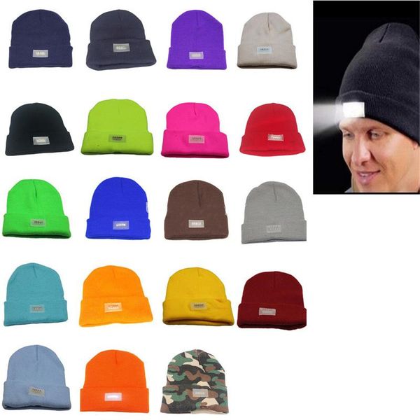 led lights beanies hat winter fashion street hats warm angling hunting camping running caps 19 colors wq82, Yellow
led lights beanies hat winter fashion street hats warm angling hunting camping running caps 19 colors wq82, Yellow