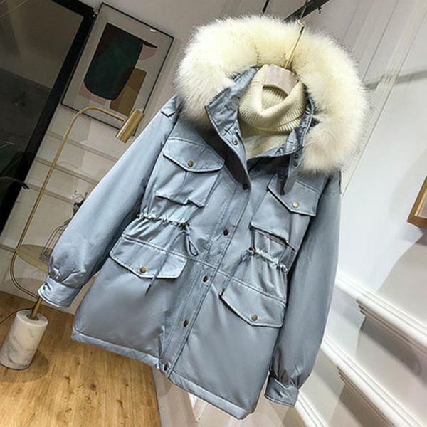 женщины зимняя мода вниз parkas куртка пальто 2020 утолщение теплого пуховики с капюшоном большой меховой воротник женская верхняя одежда, Black
женщины зимняя мода вниз parkas куртка пальто 2020 утолщение теплого пуховики с капюшоном большой меховой воротник женская верхняя одежда, Black