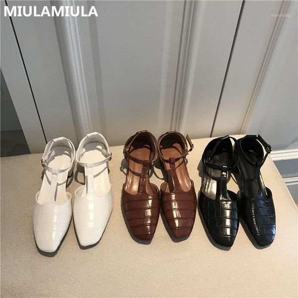 miulamiula brand design 2020 autumn fashion good soft leather mary jane buckle strap soft bottom women sandals shoe1, Black
miulamiula brand design 2020 autumn fashion good soft leather mary jane buckle strap soft bottom women sandals shoe1, Black