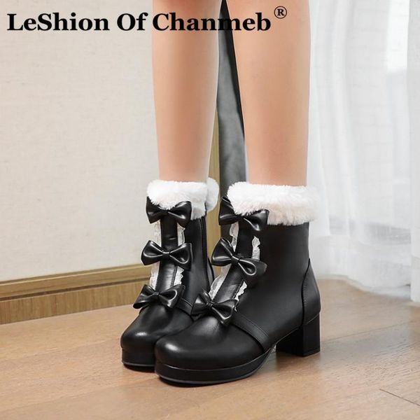 boots leshion of chanmeb big plus size 48 13 14 women's sweet bowtie lolita shoes woman warm fleece snow winter round toe, Black
boots leshion of chanmeb big plus size 48 13 14 women's sweet bowtie lolita shoes woman warm fleece snow winter round toe, Black