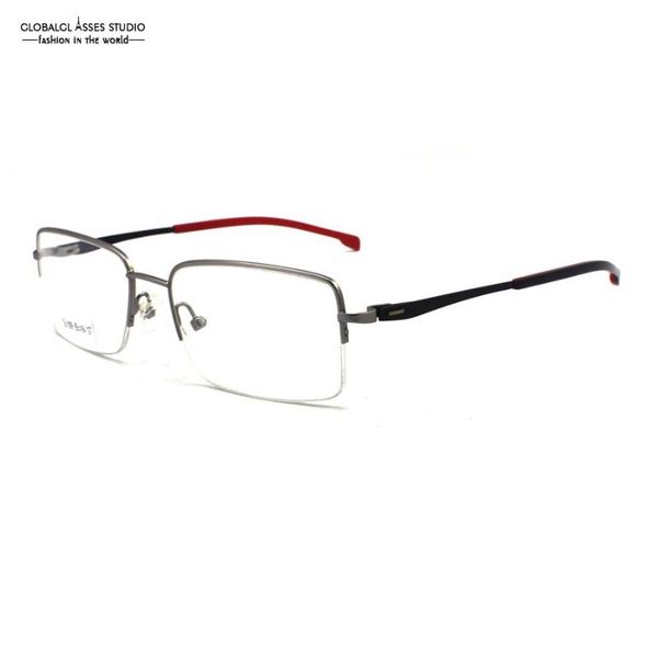 fashion sunglasses frames mature half rim metal glasses frame silver slim acetate black on red temple spring hinge optical eyeglasses su1009
fashion sunglasses frames mature half rim metal glasses frame silver slim acetate black on red temple spring hinge optical eyeglasses su1009
