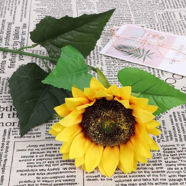 decorative flowers & wreaths sunflower silk artificial flower bouquet for home wedding decoration living room party table window decor
decorative flowers & wreaths sunflower silk artificial flower bouquet for home wedding decoration living room party table window decor