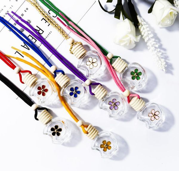 8-10ml hanging car perfume flower fragrance diffuser bottle air freshner glass essential oil bottle car decorations ljja3231 wmtrlen, Silver
8-10ml hanging car perfume flower fragrance diffuser bottle air freshner glass essential oil bottle car decorations ljja3231 wmtrlen, Silver