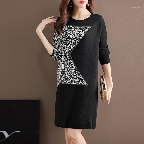 women autumn winter dress fashion korean loose dress knitted long sleeve sweater dresses style, White;black
women autumn winter dress fashion korean loose dress knitted long sleeve sweater dresses style, White;black