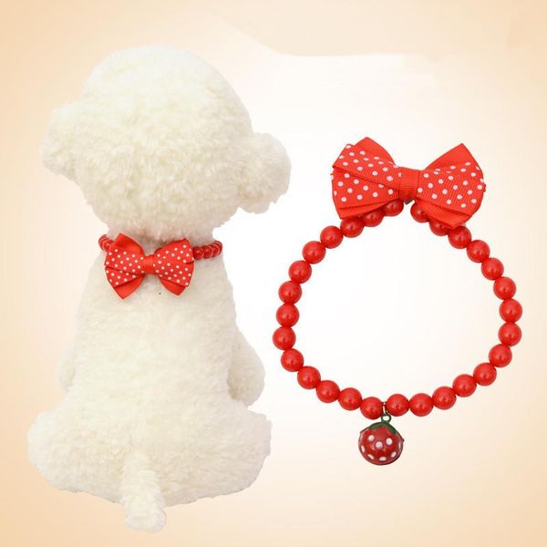 pet dog pearls necklace jewelry collar charm with tie/bell pet puppy jewelry accessories for female dogs cats small medium
pet dog pearls necklace jewelry collar charm with tie/bell pet puppy jewelry accessories for female dogs cats small medium