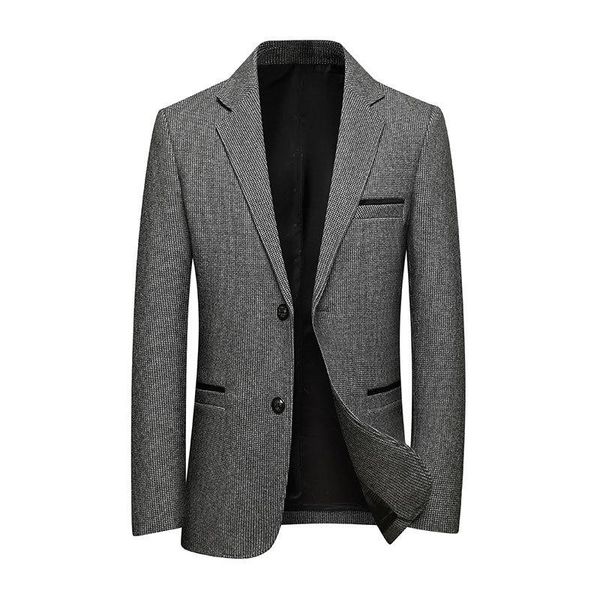 new men solid color blazers fashion brand men's luxurious business suits winter woolen casual blazer coats male, White;black
new men solid color blazers fashion brand men's luxurious business suits winter woolen casual blazer coats male, White;black