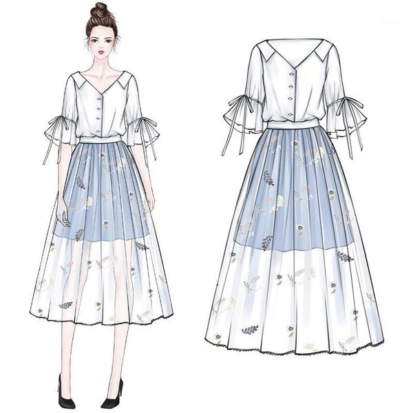 womens 2 piece sets 2018 two piece set skirt womens and blouses v neck ladies clothing1, White
womens 2 piece sets 2018 two piece set skirt womens and blouses v neck ladies clothing1, White