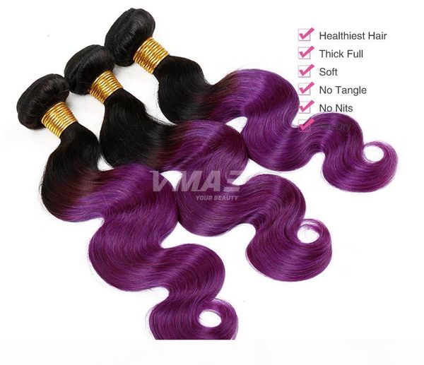 vmae ombre 1b purple brazilian hair 3 bundles purple ombre hair brazilian body wave ombre extensions black and purple body wave 
vmae ombre 1b purple brazilian hair 3 bundles purple ombre hair brazilian body wave ombre extensions black and purple body wave
