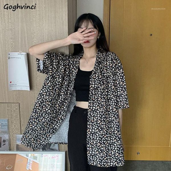 women's blouses & shirts women summer floral printed half-sleeve thin oversize loose harajuku colorful korean casual fashion female tee, White
women's blouses & shirts women summer floral printed half-sleeve thin oversize loose harajuku colorful korean casual fashion female tee, White