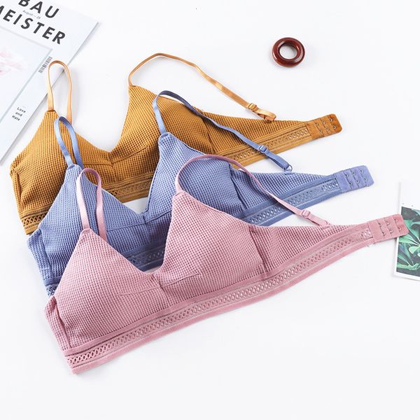cotton hollow out bras for women underwear solid color comfort wireless bra lingerie fashion seamless padded bralette new, Red;black
cotton hollow out bras for women underwear solid color comfort wireless bra lingerie fashion seamless padded bralette new, Red;black