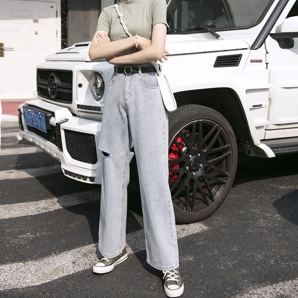 2021 new summer korean women's brem pants stylish style drape thin waist high leg fashion 8mp8, Blue
2021 new summer korean women's brem pants stylish style drape thin waist high leg fashion 8mp8, Blue