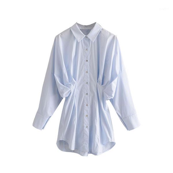 solid casual blouse for women fashion batwing long sleeve pleated shirts loose turn down collar office blouses 20201, White
solid casual blouse for women fashion batwing long sleeve pleated shirts loose turn down collar office blouses 20201, White