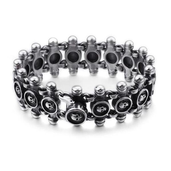 bangle retro fashion skull metal bracelet exaggerated punk rock style men's jewelry, Black
bangle retro fashion skull metal bracelet exaggerated punk rock style men's jewelry, Black