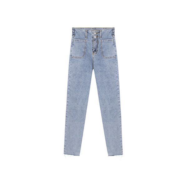 high two grain of buckle waist thin skinny jeans women fall new joker foot trousers y1214, Blue
high two grain of buckle waist thin skinny jeans women fall new joker foot trousers y1214, Blue