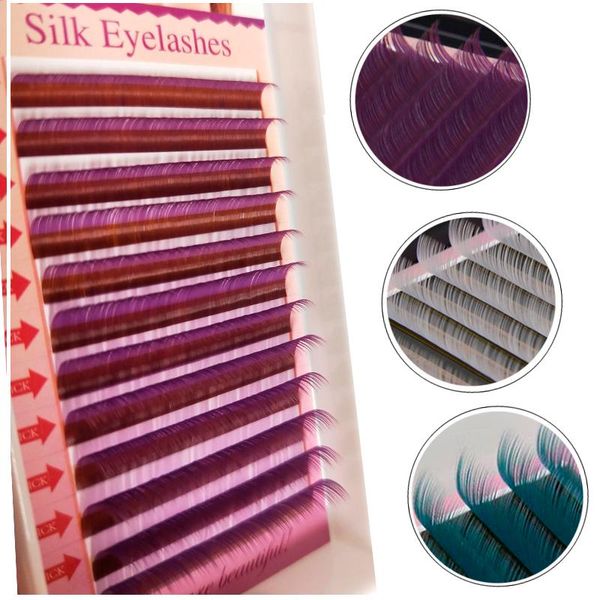 false eyelashes jadecolier1 tray long purple/white/blue/pink eyelash extension 8-14mm mix length professional makeup colored la
false eyelashes jadecolier1 tray long purple/white/blue/pink eyelash extension 8-14mm mix length professional makeup colored la