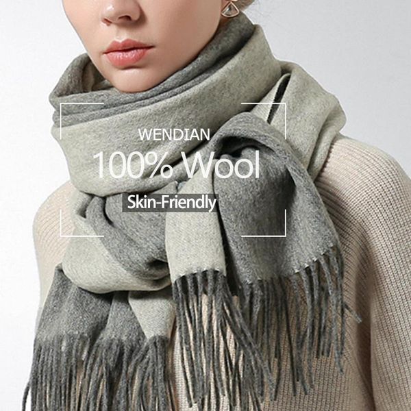 scarves women wool scarf winter warmer grey two-colors bufanda korean fashion foulard femme echarpe ladies cashmere, Blue;gray
scarves women wool scarf winter warmer grey two-colors bufanda korean fashion foulard femme echarpe ladies cashmere, Blue;gray
