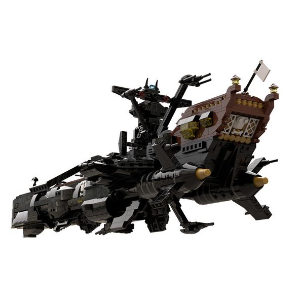 moc the building block toy of the space battleship arcadia in the comic "space pirate captain hallock" is suitable for children j1
moc the building block toy of the space battleship arcadia in the comic "space pirate captain hallock" is suitable for children j1