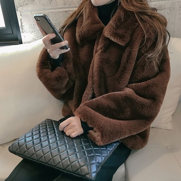soft winter fur coat long outerwear female sleeve short thickened lady elegant warm jacket 45ij, Black
soft winter fur coat long outerwear female sleeve short thickened lady elegant warm jacket 45ij, Black