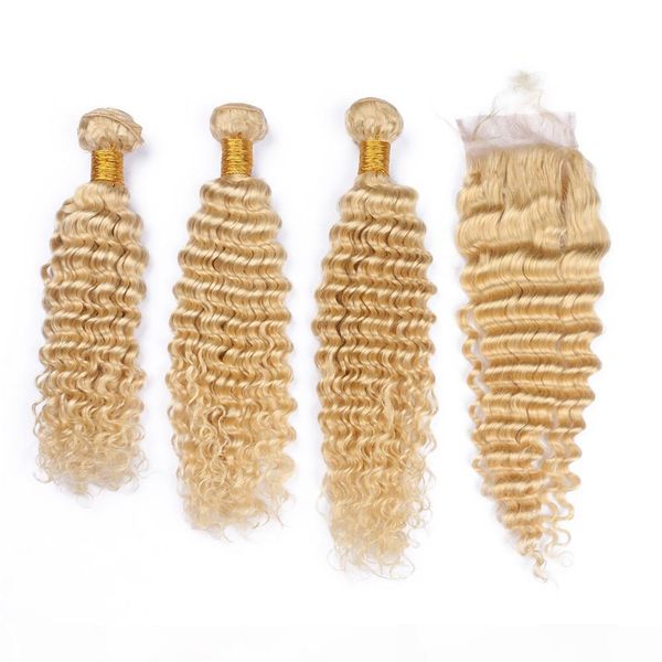 new arrival virgin peruvian blonde human hair wefts deep wave with 4x4 lace closure #613 blonde virgin hair weaves 3bundles with closure, Black
new arrival virgin peruvian blonde human hair wefts deep wave with 4x4 lace closure #613 blonde virgin hair weaves 3bundles with closure, Black