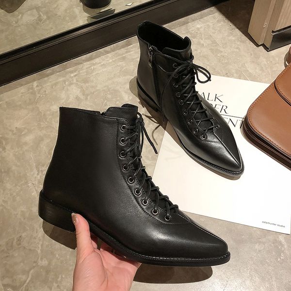 ankle genuine leather more size 22-26 in length feet pointed to women's motorcycle boots shoes w7uq, Black
ankle genuine leather more size 22-26 in length feet pointed to women's motorcycle boots shoes w7uq, Black