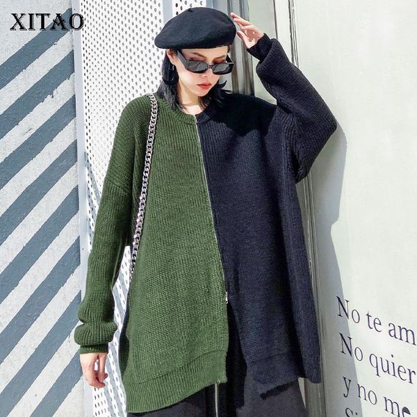 xitao knitted hit color fashion sweater 2021 winter full sleeve patchwork o neck elegant small fresh loose sweater dmy1490, White
xitao knitted hit color fashion sweater 2021 winter full sleeve patchwork o neck elegant small fresh loose sweater dmy1490, White