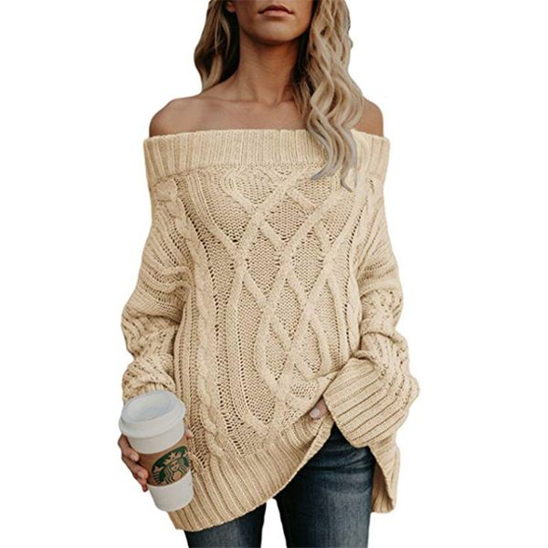 occasional long sleeve of women outside the loose shoulder douche jumper, White;black
occasional long sleeve of women outside the loose shoulder douche jumper, White;black