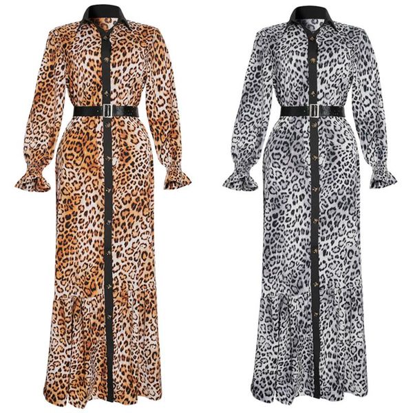 african dresses for women 2021 new spring leopard long sleeve plus size button casual dress ladies american clothing vestidos, Red
african dresses for women 2021 new spring leopard long sleeve plus size button casual dress ladies american clothing vestidos, Red