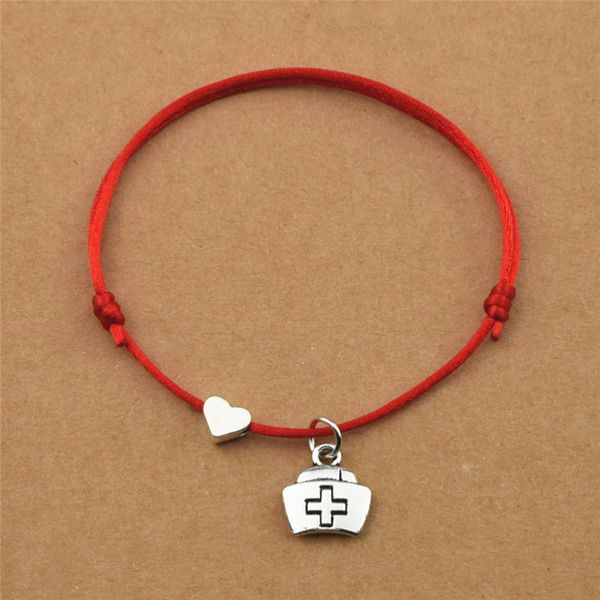 new red cord string black cord heart charm first aid kit medical bag box pendant bracelets gifts for doctor nurse lucky jewelry, Golden;silver
new red cord string black cord heart charm first aid kit medical bag box pendant bracelets gifts for doctor nurse lucky jewelry, Golden;silver