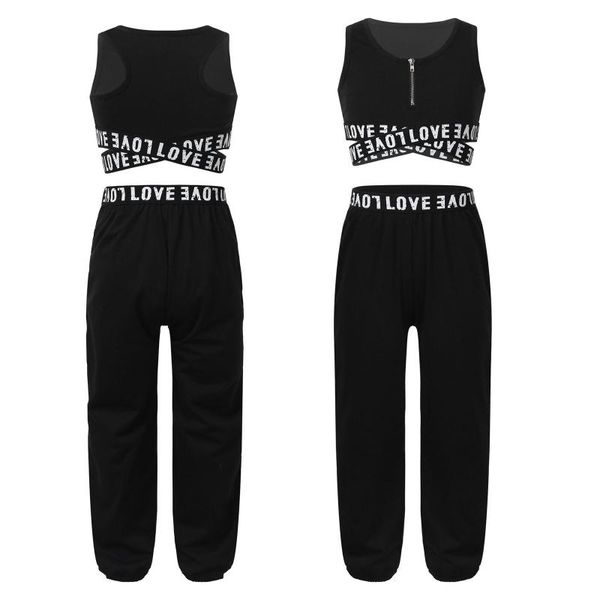 running sets kids tracksuits for girls outfit breathable letter printing sportwear children cotton tanks pants 2pcs/sets dancing, Black;blue
running sets kids tracksuits for girls outfit breathable letter printing sportwear children cotton tanks pants 2pcs/sets dancing, Black;blue