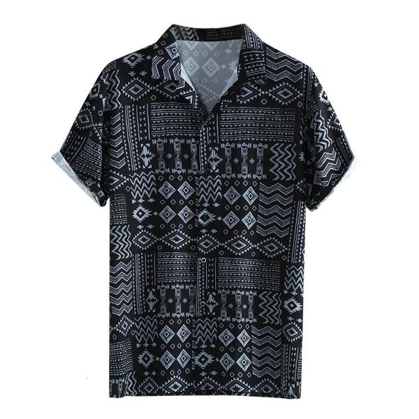 casual shirt men plus size holiday print short sleeve blouse ethic vintage cotton linen turn down collar business shirts, White;black
casual shirt men plus size holiday print short sleeve blouse ethic vintage cotton linen turn down collar business shirts, White;black
