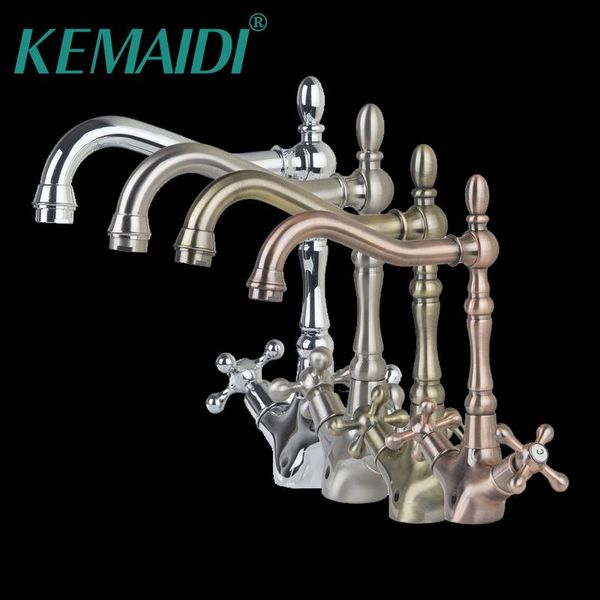 bathroom sink faucets kemaidi faucet solid brass and cold mixerantique copper mixers &taps swivel water tap dual handles
bathroom sink faucets kemaidi faucet solid brass and cold mixerantique copper mixers &taps swivel water tap dual handles