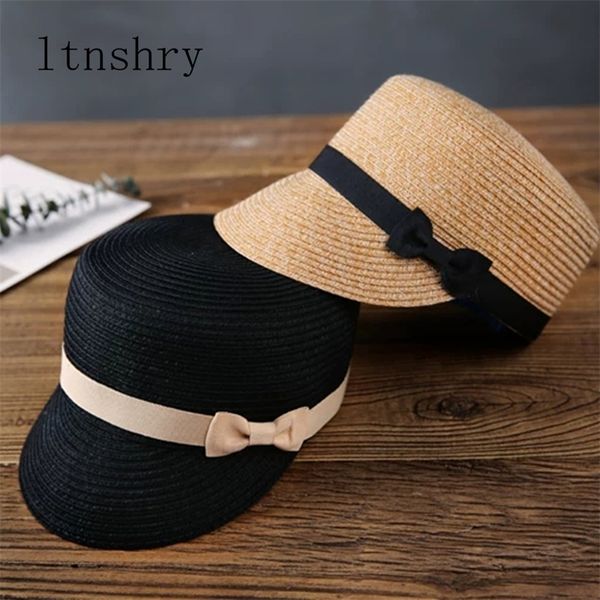 new summer ribbon sun hats breathable chapeau soft breathable women straw visor patchwork striped bow beach cap out door t200720, Blue;gray
new summer ribbon sun hats breathable chapeau soft breathable women straw visor patchwork striped bow beach cap out door t200720, Blue;gray