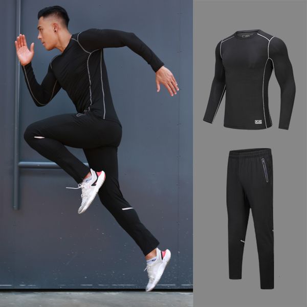 running spring gym sports men's training autumn equipment long sleeve tights two piece quick drying and breathable suit, Gray
running spring gym sports men's training autumn equipment long sleeve tights two piece quick drying and breathable suit, Gray