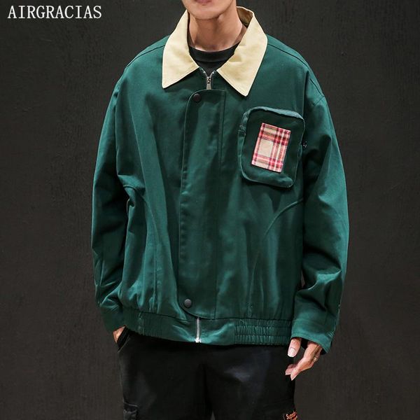 men's jackets airgracias 2021 jacket men fashion casual loose mens streetwear bomber outerwear coats plus size m-5xl, Black;brown
men's jackets airgracias 2021 jacket men fashion casual loose mens streetwear bomber outerwear coats plus size m-5xl, Black;brown