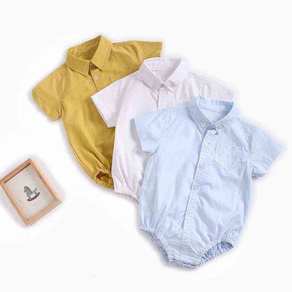 baby gentleman shirt romper body lapel short sleeves summer birthday party newborn outfits toddler infant girl boy jumpsuits g220223, Blue
baby gentleman shirt romper body lapel short sleeves summer birthday party newborn outfits toddler infant girl boy jumpsuits g220223, Blue