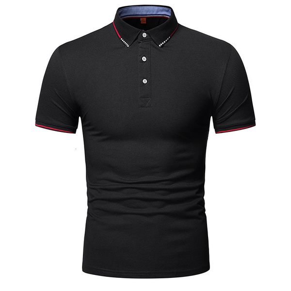 new korean short sleeve lapel summer business casual cotton polo men's shirt, White;black
new korean short sleeve lapel summer business casual cotton polo men's shirt, White;black