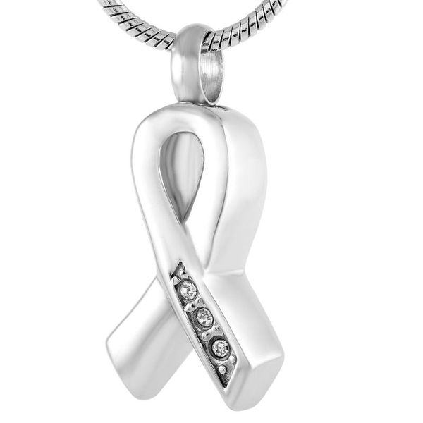 pendant necklaces 8656 pink awareness ribbon stainless steel memorial jewelry with crystal keepsake ashes holder cremation for women, Silver
pendant necklaces 8656 pink awareness ribbon stainless steel memorial jewelry with crystal keepsake ashes holder cremation for women, Silver