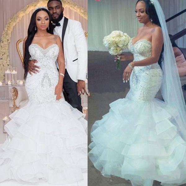 2021 new african fashion mermaid wedding dress black girl of women off the shoulder dressed as bride v8ig, White
2021 new african fashion mermaid wedding dress black girl of women off the shoulder dressed as bride v8ig, White