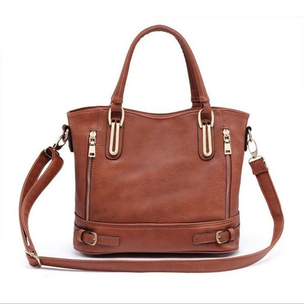 shoulder bags style women's bag fashion double zipper handbag