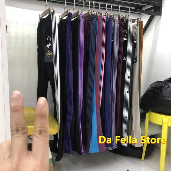 men's pants 20fw needles men women classic butterfly embroidered logo awge sweatpants multicolor side stripe trousers, Black
men's pants 20fw needles men women classic butterfly embroidered logo awge sweatpants multicolor side stripe trousers, Black